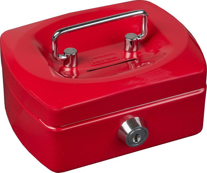 Produktbild Idena Geldkassette Mini 125x95x60mm, rot
