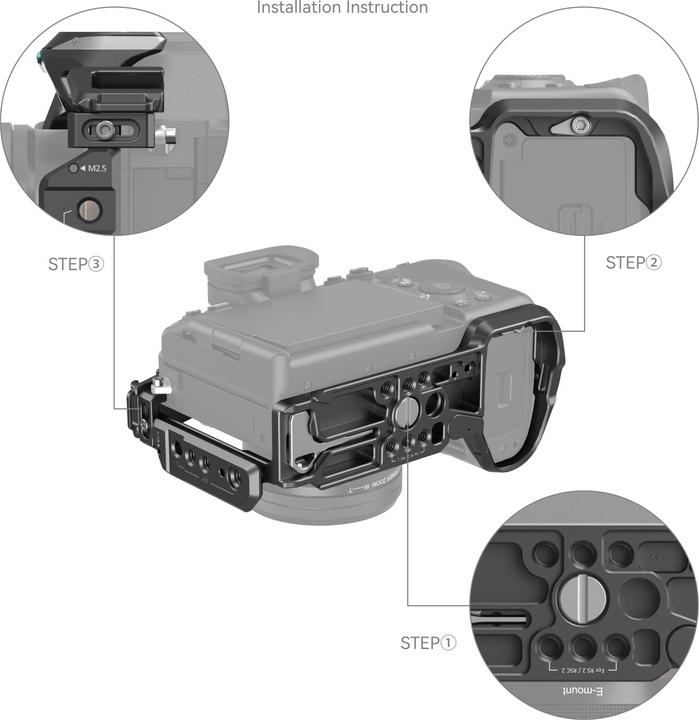 Actual product image SmallRig Rhinoceros Cage Kit for Sony Alpha 7R V / Alpha 7 IV / Alpha 7S III (Cage)