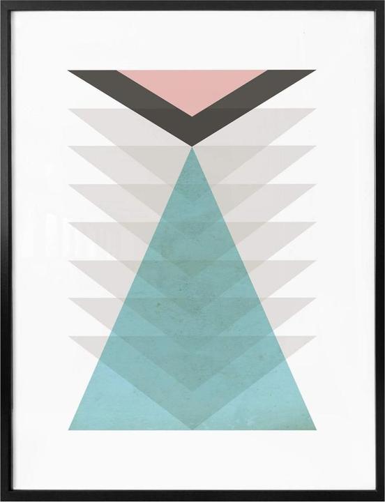 Image du produit Trenddeko Totem aqua & rose (50 x 60 cm)