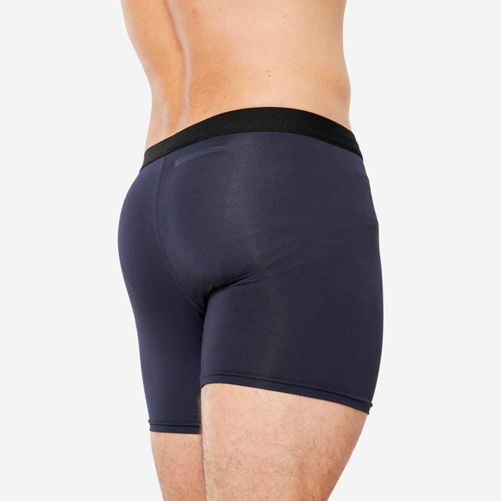 Actual product image Decathlon Functional pants boxer shorts men's breathable 3-pack - navy/blue/khaki (S, pack of 3)