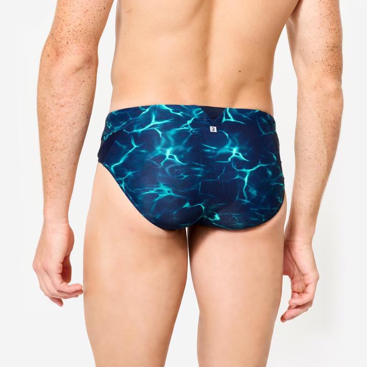 Image du produit Nabaiji Badehose Slip Herren - 900 Tiare blau/grün (XL)