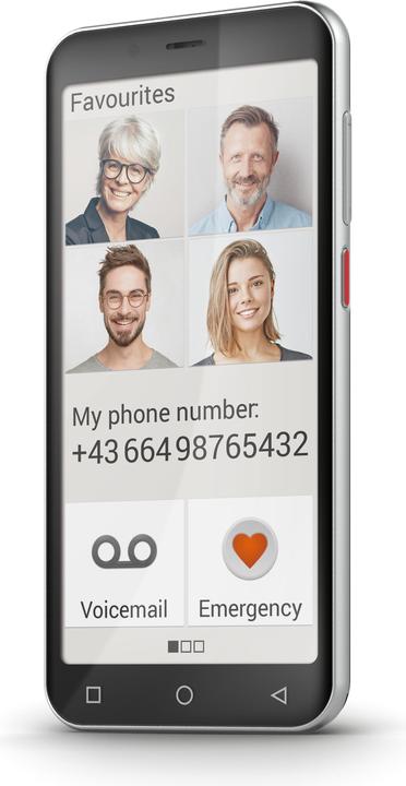 Image du produit Emporia Smart 5 mini (64 Go, Noir, 4.95", SIM simple, 13 Mpx, 4G)
