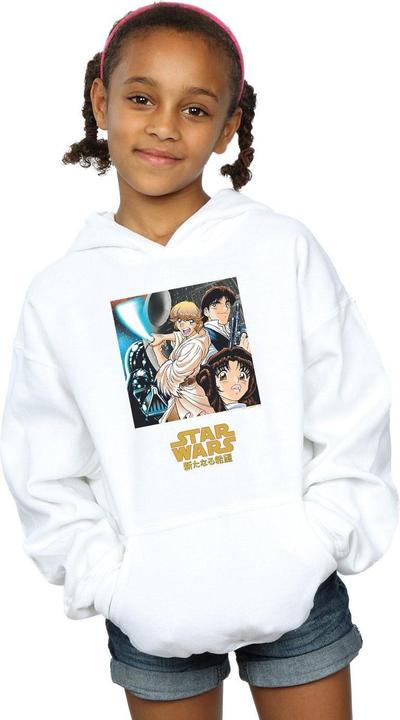Produktbild Star Wars Anime Poster Kapuzenpullover Mädchen (152, 158)