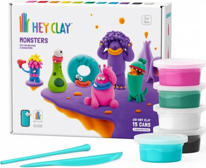 Produktbild Hey Clay Monsters Set 15er-Pack 15er Pack 15018CEE15