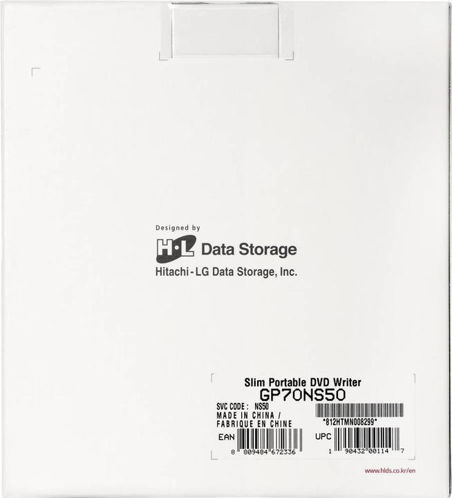 Produktbild LG GP70NS50 (DVD Brenner, CD Brenner, DVD Laufwerk, CD Laufwerk)