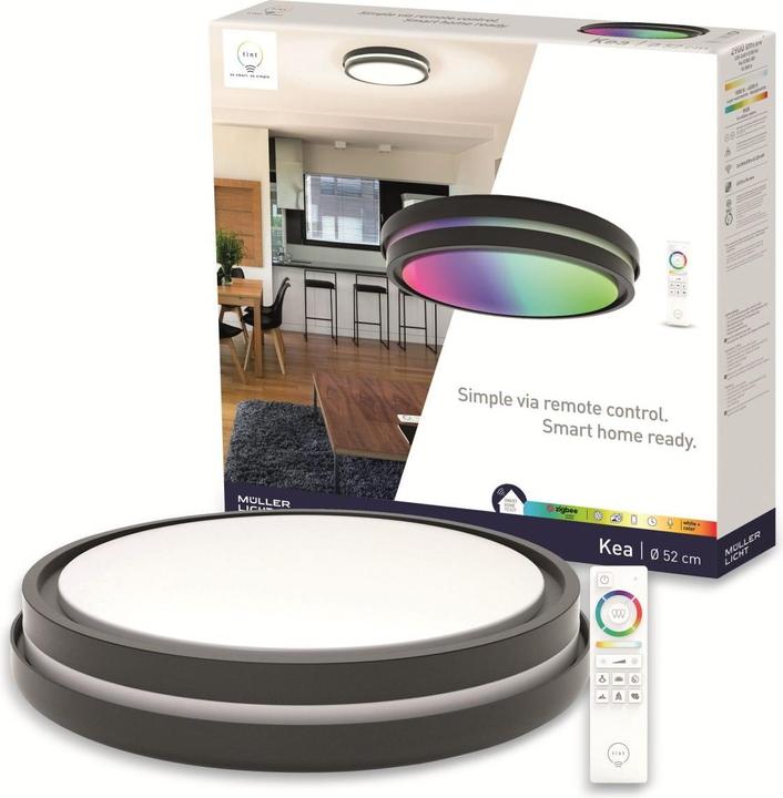 Produktbild Müller Licht tint Deckenleuchte Kea white+color, 52 cm LED-Wand- und Deckenleuchten (2900 lm)
