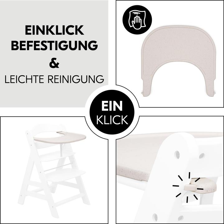 Image du produit Hauck Alpha Click Tray Speckle Beige
