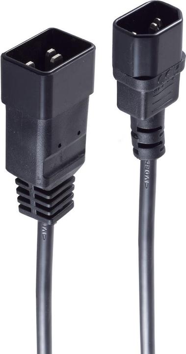 Produktbild Shiverpeaks Kabel Kaltgeräteverlängerung C20-C19, 16 A 2,5m ** BASIC-S (2.50 m, C20, C19)