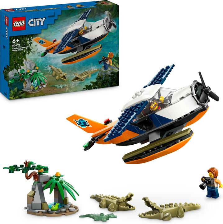 Produktbild LEGO Dschungelforscher-Wasserflugzeug (60425, LEGO City)