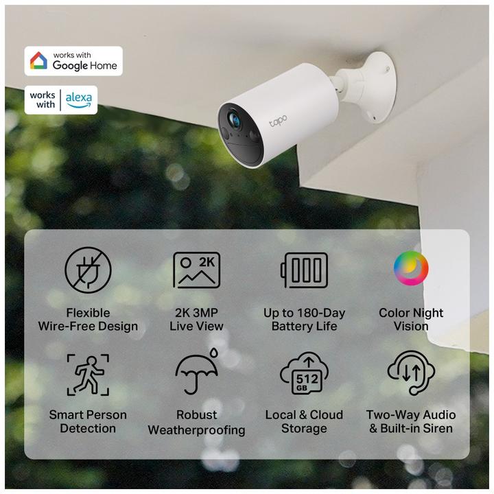 Actual product image TP-Link Tapo C410 KIT (2304 x 1296 Pixels)