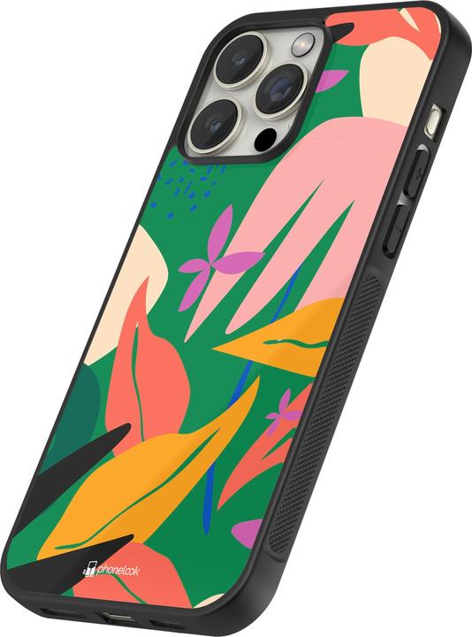 Actual product image PhoneLook Cover Silicone black Abstract Jungle (Apple iPhone 12 Pro Max)