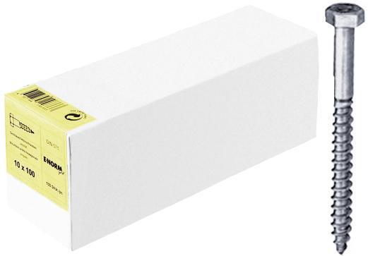Actual product image E-Norm Pro Wood screw (100 Screws per piece)