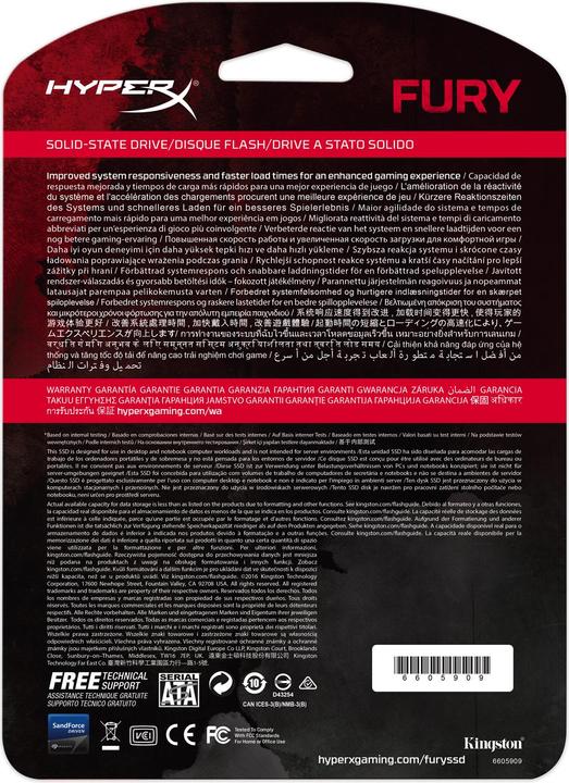 Actual product image HyperX Fury (480 GB, 2.5")