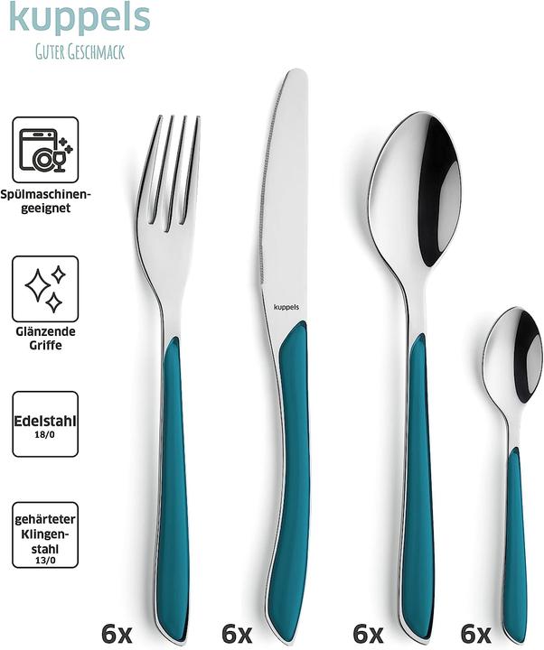 Produktbild Kuppels Besteckset 2 2214 Prisma (24 Stück, Besteck Set)