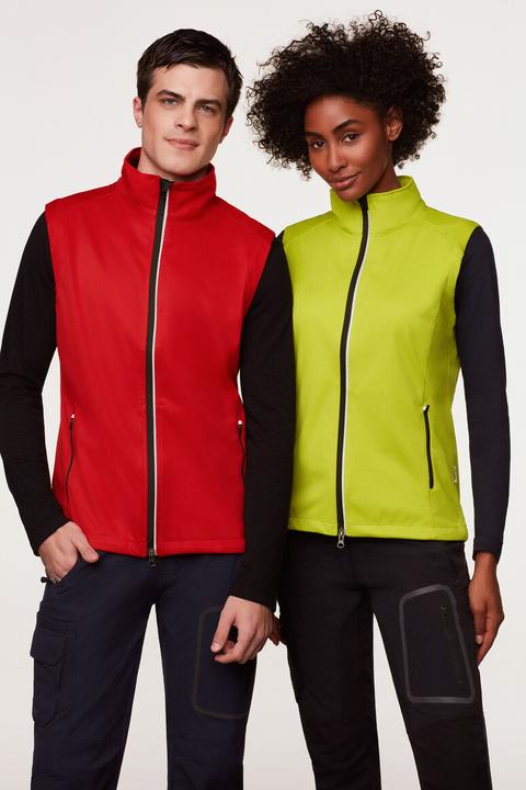 Actual product image Hakro Light softshell waistcoat Edmonton red, 6XL (6XL)