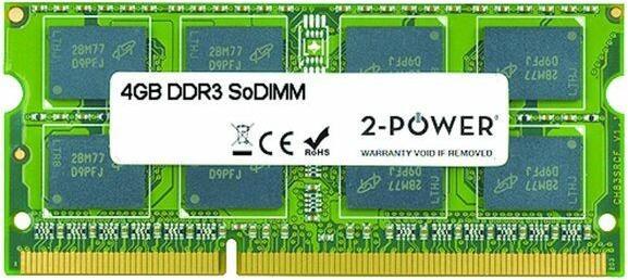 Image du produit 2-Power 4Go DDR3L 2Rx8 1600MHz SoDIMM (1 x 4GB, 1600 MHz, RAM DDR3, SO-DIMM)