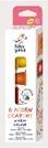Actual product image Haku Yoka Acorn wax crayon (Acorn yellow-red, 6 x)