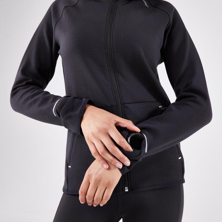 Produktbild Kiprun Laufjacke Damen warm - Run 500 Warm schwarz (XL)