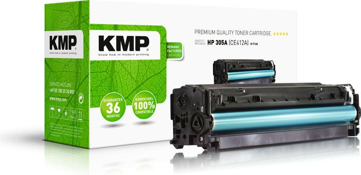 Image du produit KMP H-T160 toner yellow compatible avec HP CE 412 A (Y)