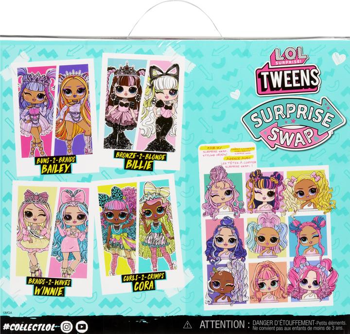 Actual product image MGA Surprise Tweens Swap Fashion Curls Cora