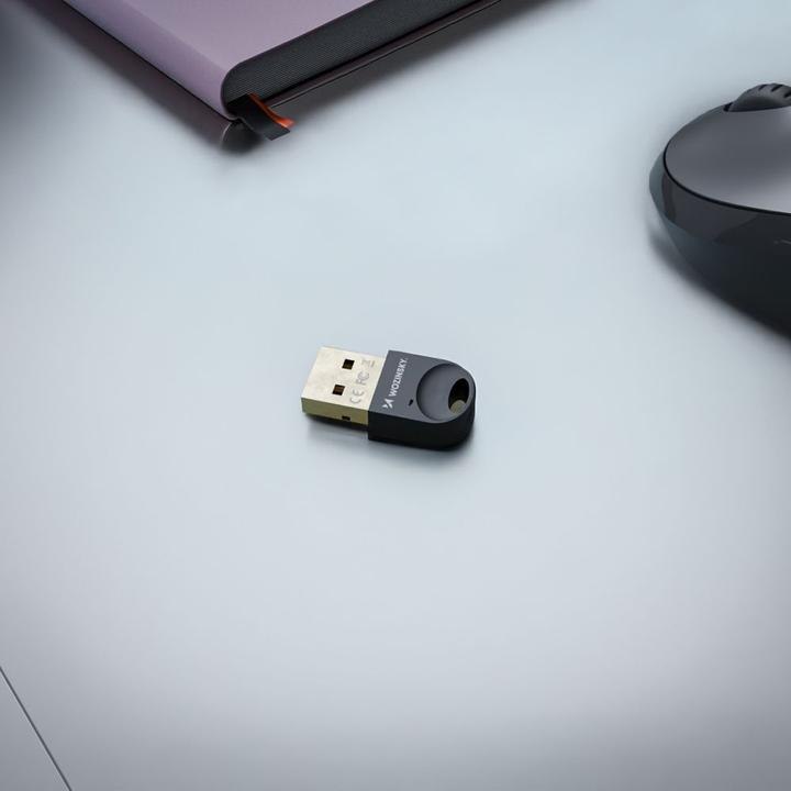 Produktbild Wozinsky Mini Bluetooth 5.4 Adapter WUSB54YS USB-A Empfänger Sender für Computer – Schwarz (Sender & Empfänger)