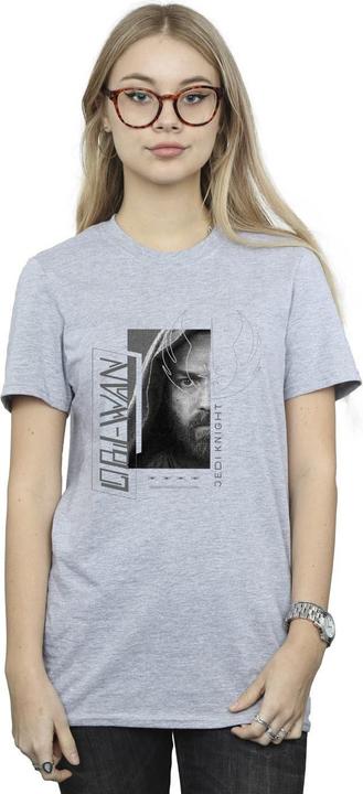 Immagine prodotto Star Wars Obi-Wan Kenobi Jedi SciFi Collage Maglietta Ampia Donna (3XL)