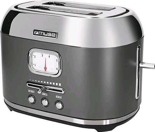 Image du produit Muse Grille-pain MS120 DG en acier inoxydable gris