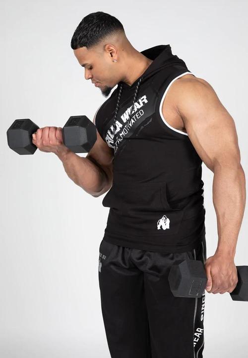 Actual product image Gorilla Wear Loretto Hooded Tank Top - Black (XL)