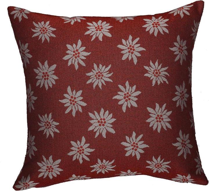 Produktbild Hubatka Kissenbezug Edelweiss 43 x 43 cm, Rot (2 x 23 x 22 cm)