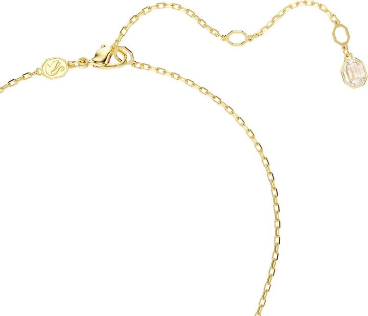 Produktbild Swarovski Chroma Halskette Oktagon Schliff Grün Gold