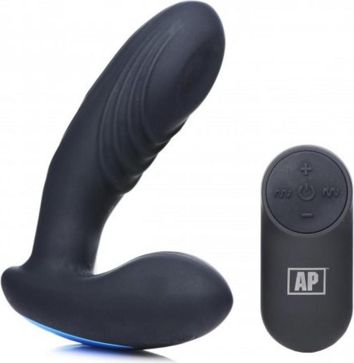 Actual product image XR Brands PThump prostate vibrator with remote control