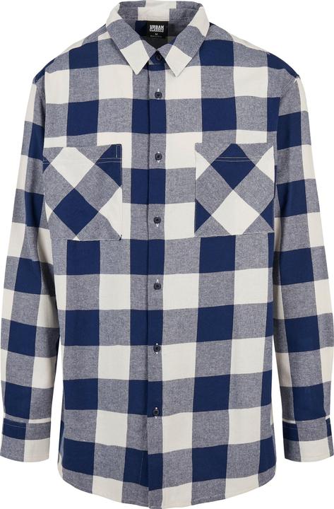 Actual product image Urban Classics Long Oversized Checked Shirt - 16632 (M)