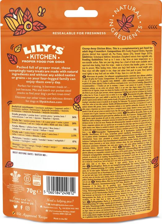Image du produit Lily's Kitchen Morsure de poulet (Senior, Adulte, 1 pcs, 70 g)