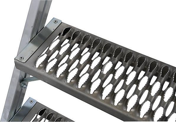 Actual product image Krause Mobile safety steps with R13 anti-slip properties (Platform ladder, 250 cm)