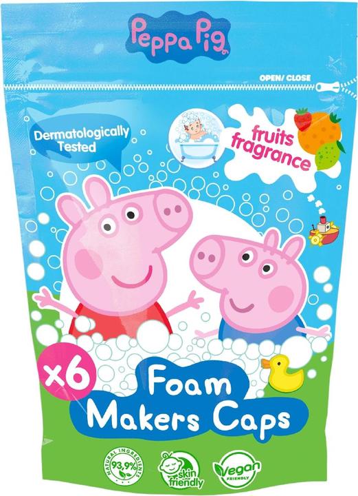 Image du produit Peppa Pig Mousseurs 6 x 16 g (Bain moussant)