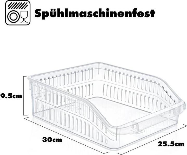 Produktbild Hermex Kühlschrank-Box Kühlschrankorganizer Aufbewahrungsbox Küchenbehälter