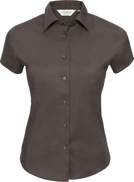 Actual product image Russell Womens/Ladies Stretch Easy-Care Fitted Short-Sleeved Shirt (XL)