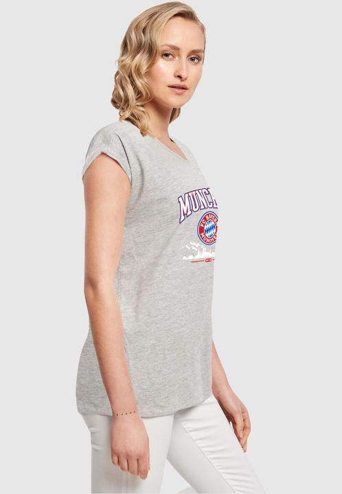 Image du produit FC Bayern München Tee-shirt femme FC Bayern Skyline for grey épaule étendue - 115379 (XS)
