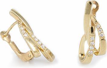 Breuning OHRSCHMUCK - BRILL. 0,085 Ct. H/si (585, - Gold)