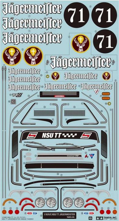 Produktbild Tamiya NSU TT Jägermeister (M-05) (Kit)