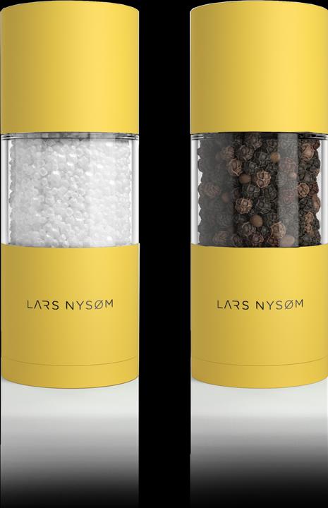 Lars Nysøm Salt & pepper mill set Sjael (Nutmeg, Sea salt, Pepper, Various spices, Herbs, Chili, Salt)