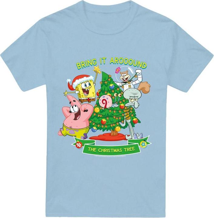 Spongebob Squarepants Aroooound The Christmas Tree TShirt