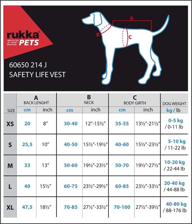Image du produit Rukka Gilet de sécurité Safety Life (XL, Gilet pour chien)