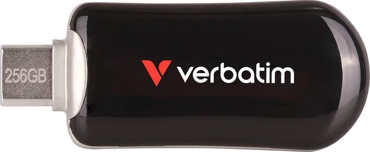 Verbatim Plectra Black 256GB USB-C Flash Drive 30226 (256 GB, USB 3.2)