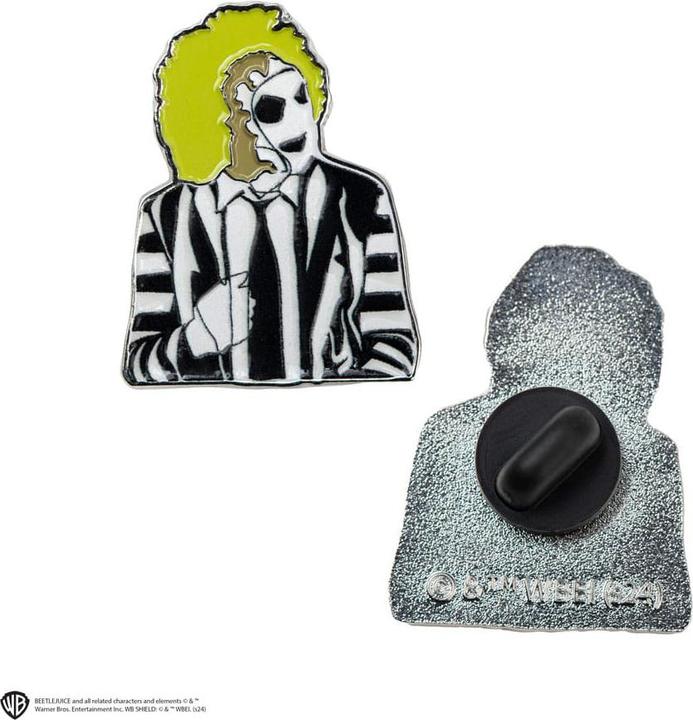 Actual product image Cinereplicas Beetlejuice pin badge 2-pack Sandworm