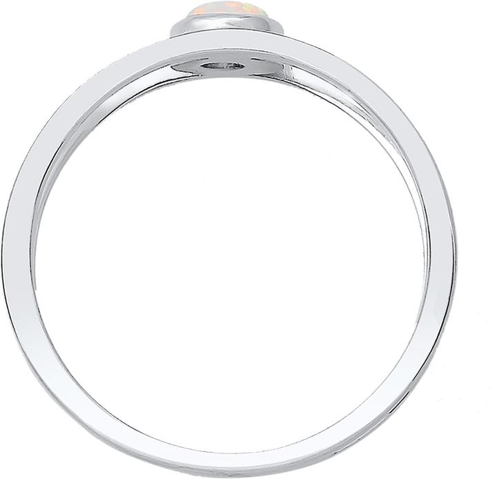 Produktbild Elli Bandring Zweireihig Synthetischer Opal (54, 925 Silber)