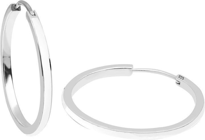 Produktbild Elli Creolen mit Emaille glitzernd (Sterling Silber)