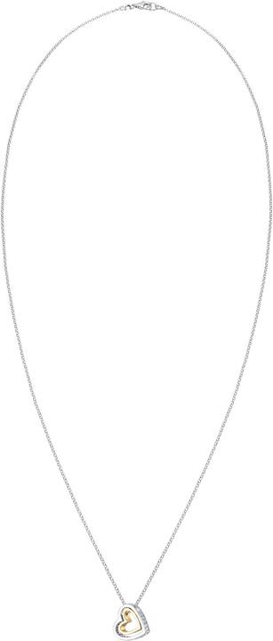 Produktbild Elli mir Herz-Anhänger Bi-Color Kristalle (Sterling Silber, 45 cm)