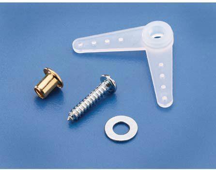 Actual product image Du-Bro Micro 90° bell crank set, nylon