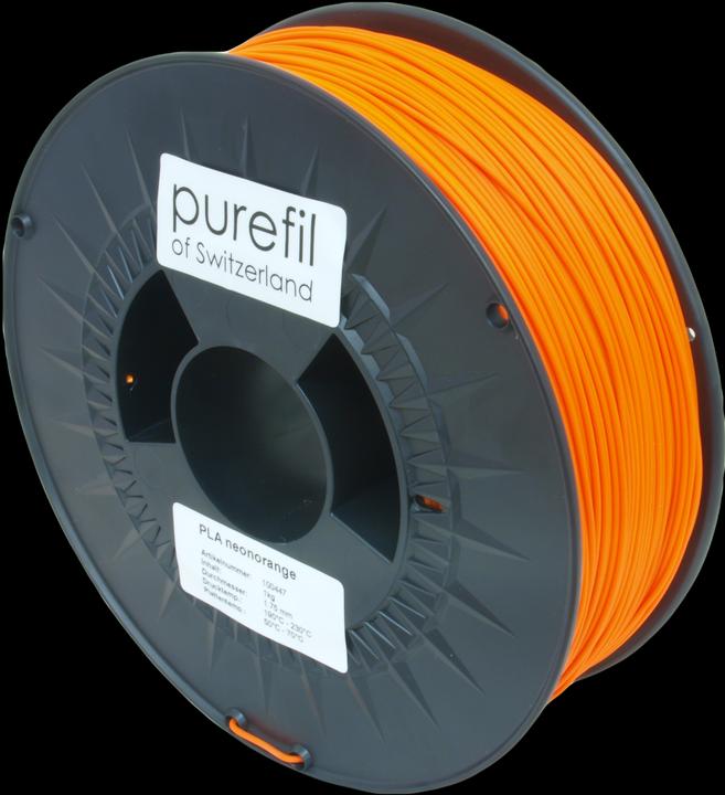Produktbild Purefil FIlament (PLA, 1.75 mm, 1000 g, Orange)